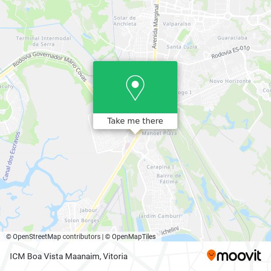 ICM Boa Vista Maanaim map