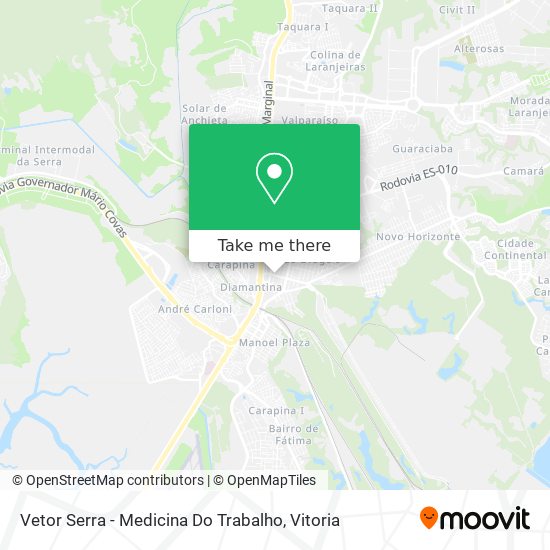 Vetor Serra - Medicina Do Trabalho map