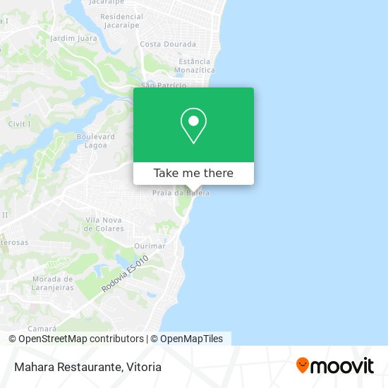 Mahara Restaurante map
