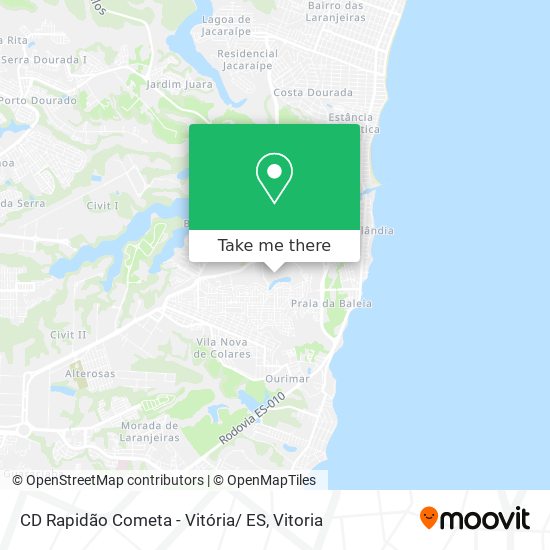 CD Rapidão Cometa - Vitória/ ES map