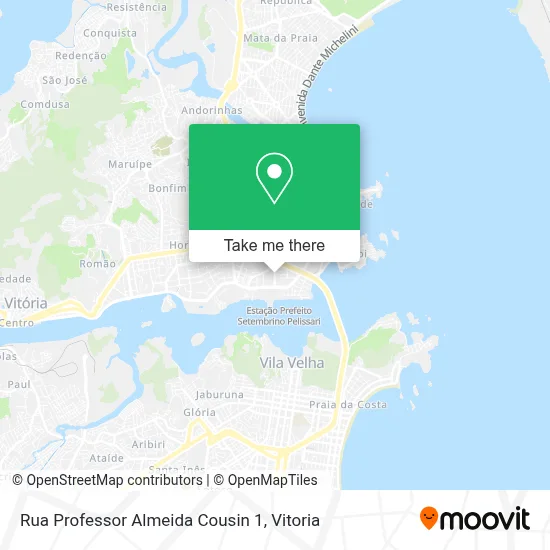 Rua Professor Almeida Cousin 1 map