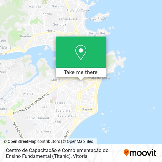 Centro de Capacitação e Complementação do Ensino Fundamental (Titanic) map