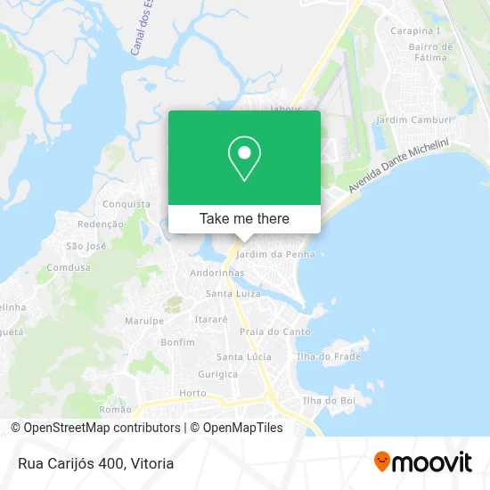 Rua Carijós 400 map