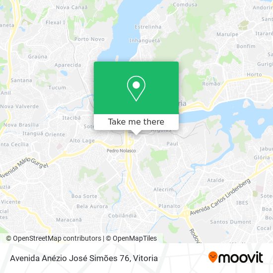 Avenida Anézio José Simões 76 map