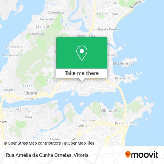 Mapa Rua Amélia da Cunha Ornelas