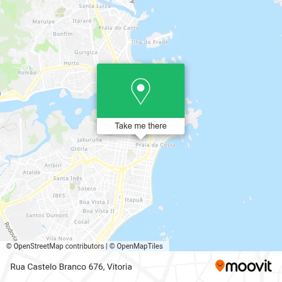 Rua Castelo Branco 676 map