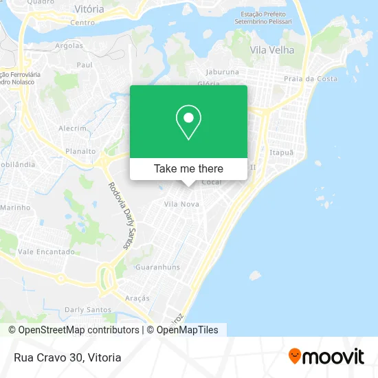 Rua Cravo 30 map