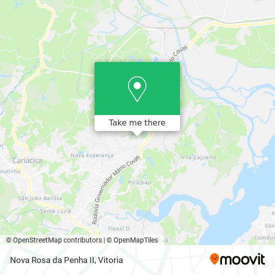 Nova Rosa da Penha II map