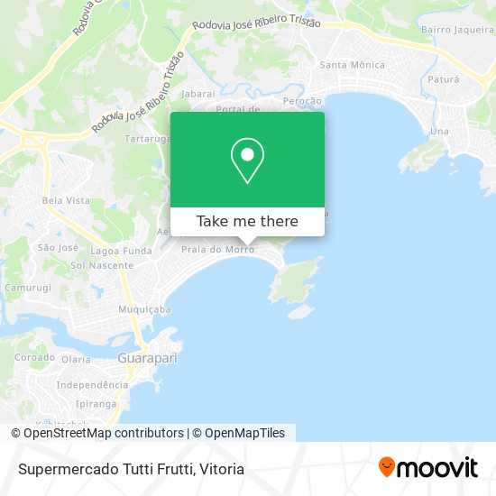 Supermercado Tutti Frutti map