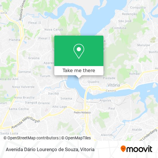Avenida Dário Lourenço de Souza map