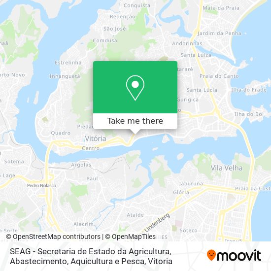 SEAG - Secretaria de Estado da Agricultura, Abastecimento, Aquicultura e Pesca map