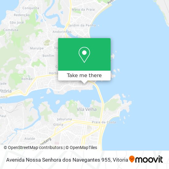 Mapa Avenida Nossa Senhora dos Navegantes 955