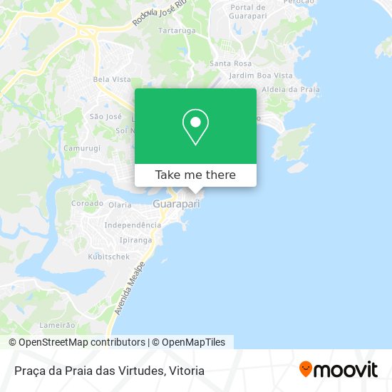 Praça da Praia das Virtudes map