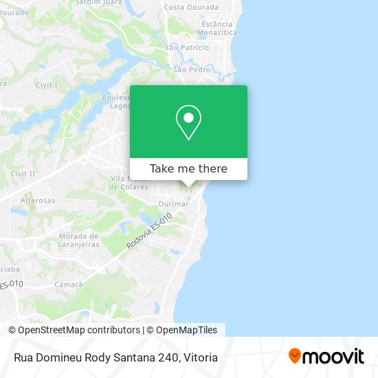 Rua Domineu Rody Santana 240 map