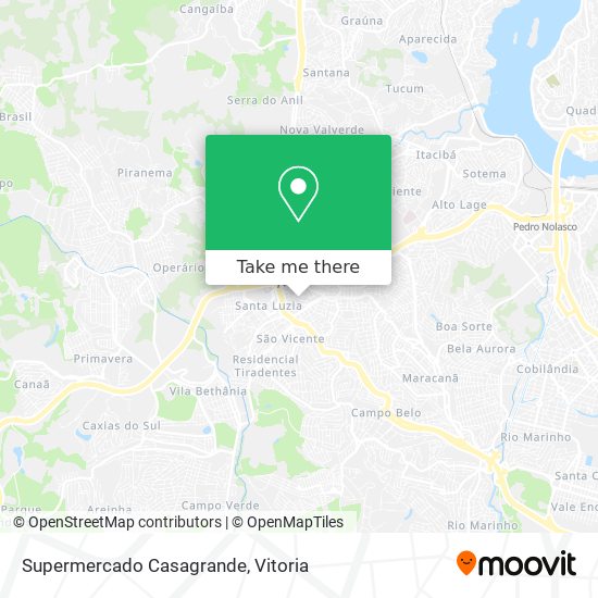 Supermercado Casagrande map