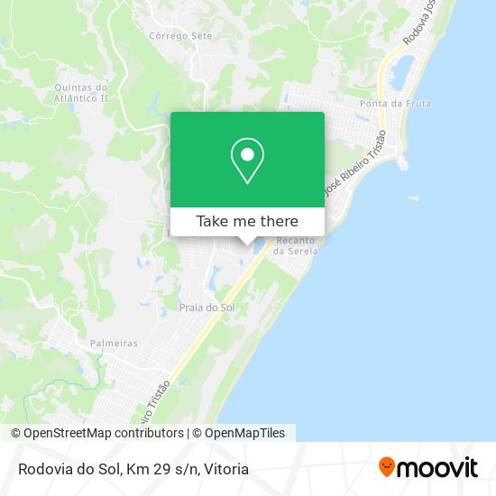 Rodovia do Sol, Km 29 s/n map