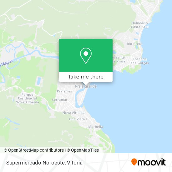Supermercado Noroeste map