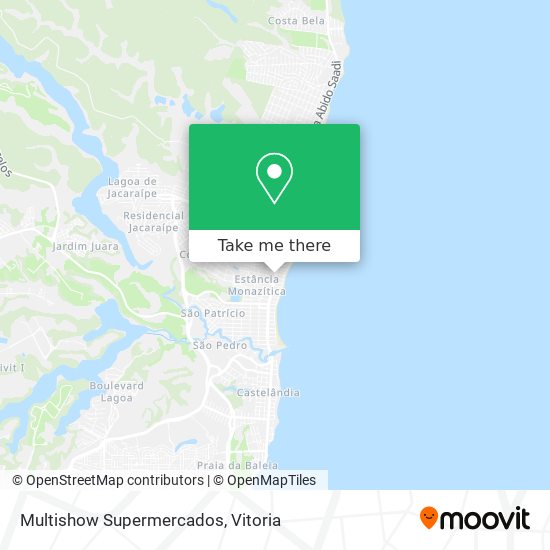 Multishow Supermercados map