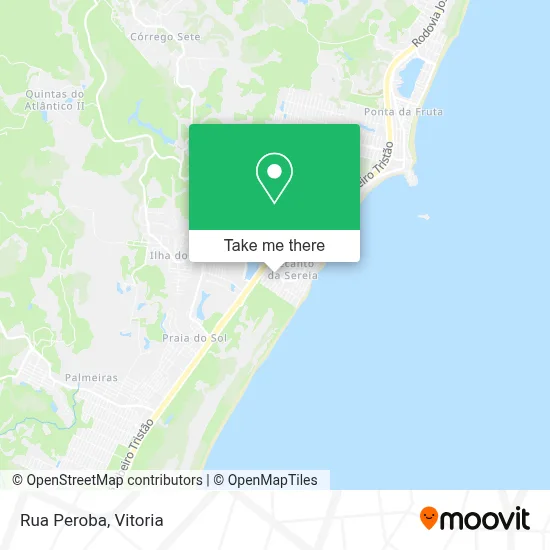Rua Peroba map