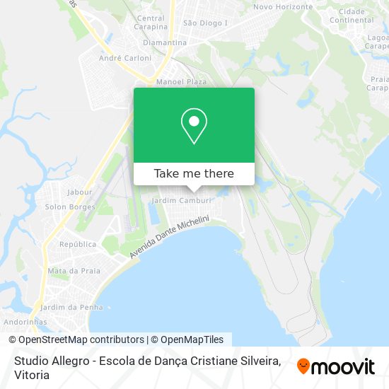 Studio Allegro - Escola de Dança Cristiane Silveira map