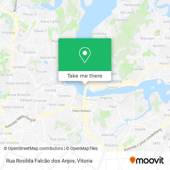 Rua Rosilda Falcão dos Anjos map