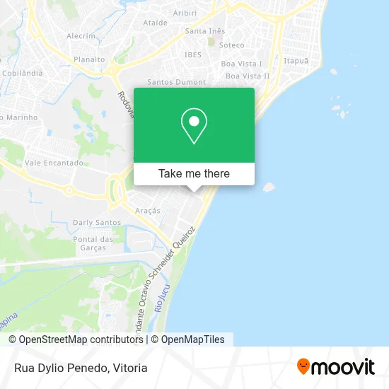 Rua Dylio Penedo map