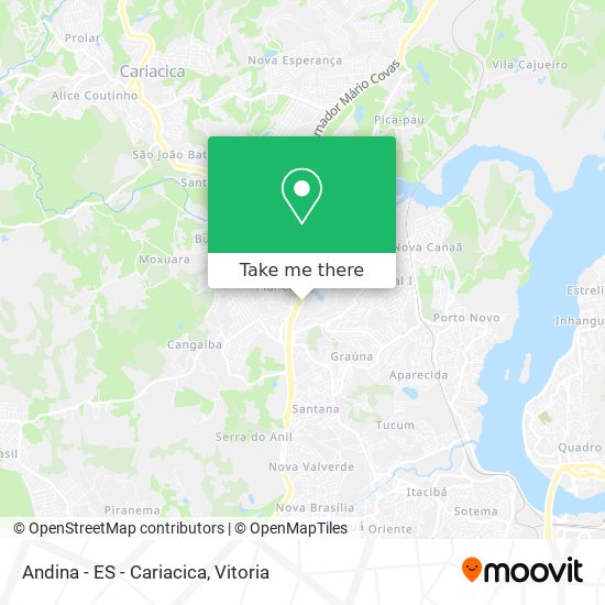Andina - ES - Cariacica map