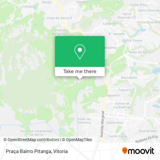 Praça Bairro Pitanga map