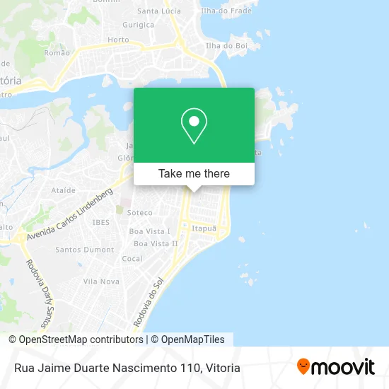 Rua Jaime Duarte Nascimento 110 map