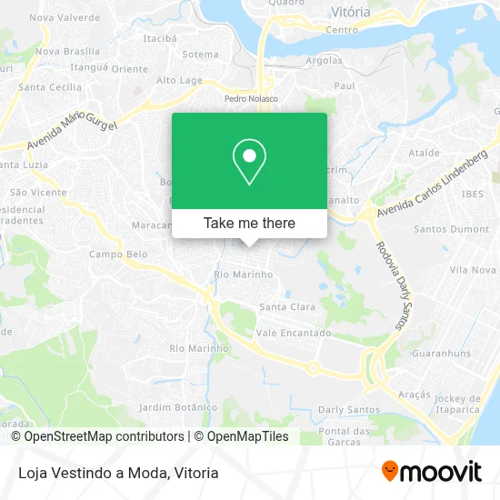 Loja Vestindo a Moda map