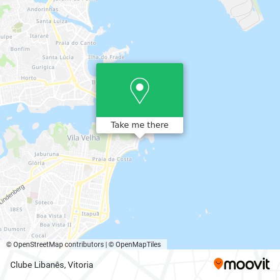 Clube Libanês map