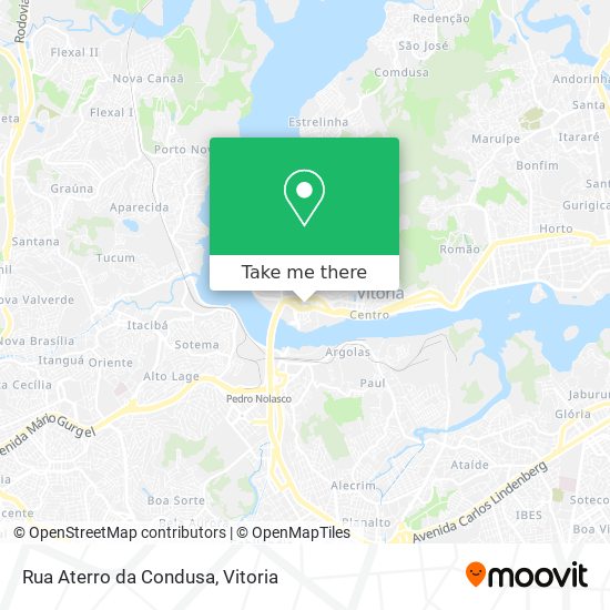 Rua Aterro da Condusa map