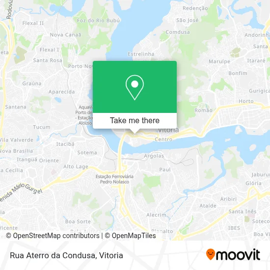 Rua Aterro da Condusa map