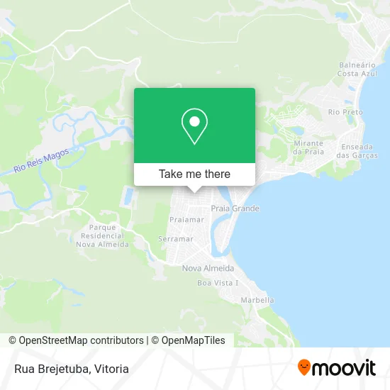 Rua Brejetuba map