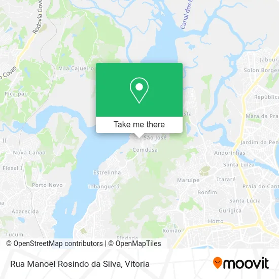 Rua Manoel Rosindo da Silva map
