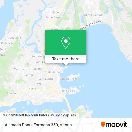 Alameda Ponta Formosa 350 map