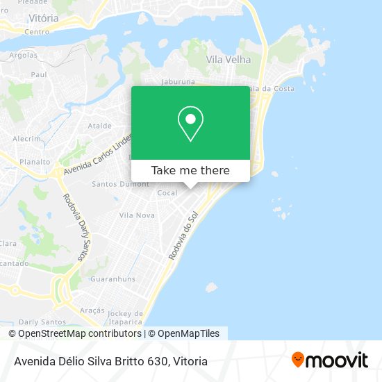 Avenida Délio Silva Britto 630 map