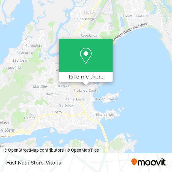 Mapa Fast Nutri Store