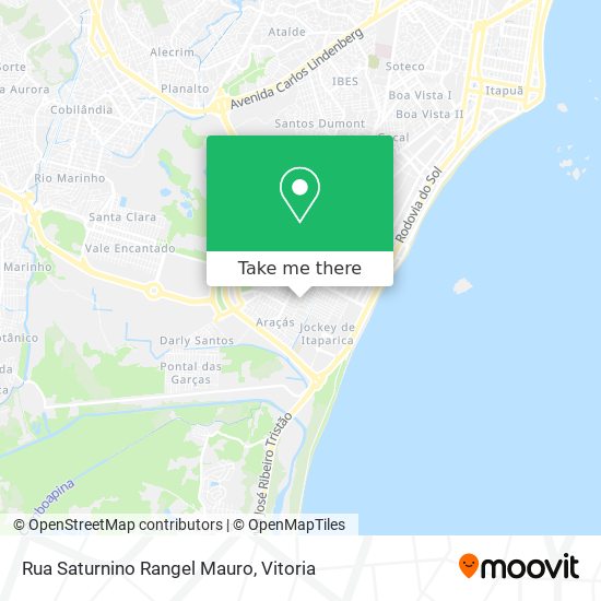 Rua Saturnino Rangel Mauro map