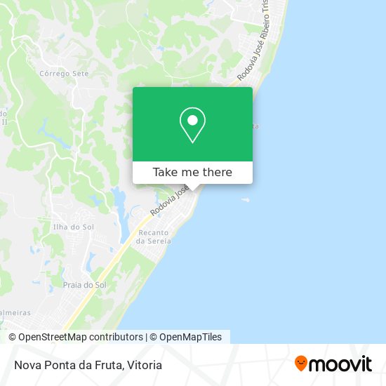 Nova Ponta da Fruta map
