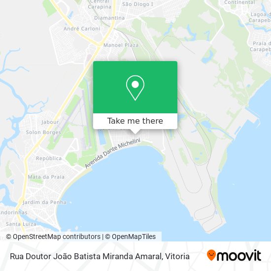 Rua Doutor João Batista Miranda Amaral map