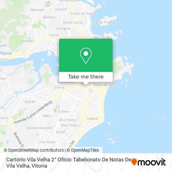 Cartório Vila Velha 2° Ofício Tabelionato De Notas De Vila Velha map