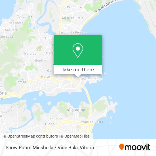 Show Room Missbella / Vide Bula map