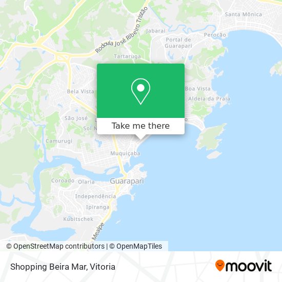 Shopping Beira Mar map