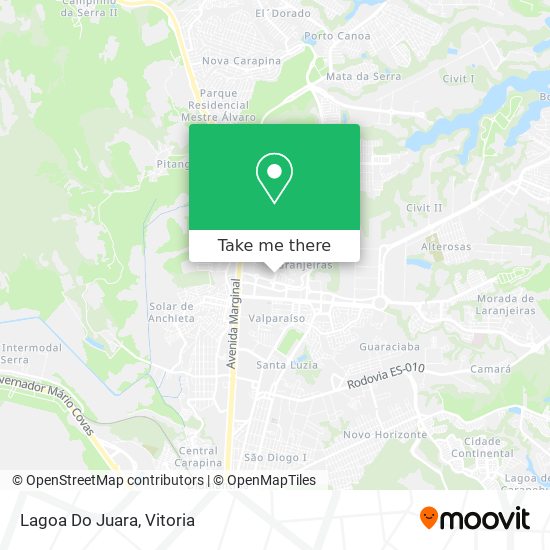 Lagoa Do Juara map