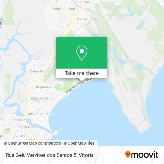 Rua Gelu Vervloet dos Santos 5 map