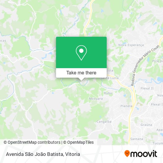 Avenida São João Batista map
