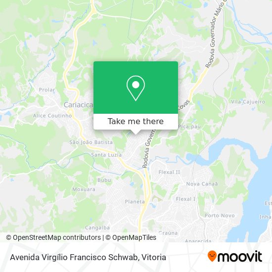 Avenida Virgílio Francisco Schwab map