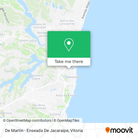 De Martin - Enseada De Jacaraípe map