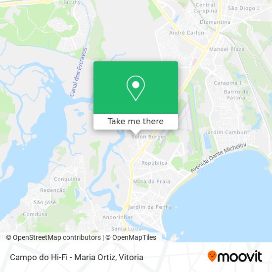 Campo do Hi-Fi - Maria Ortiz map